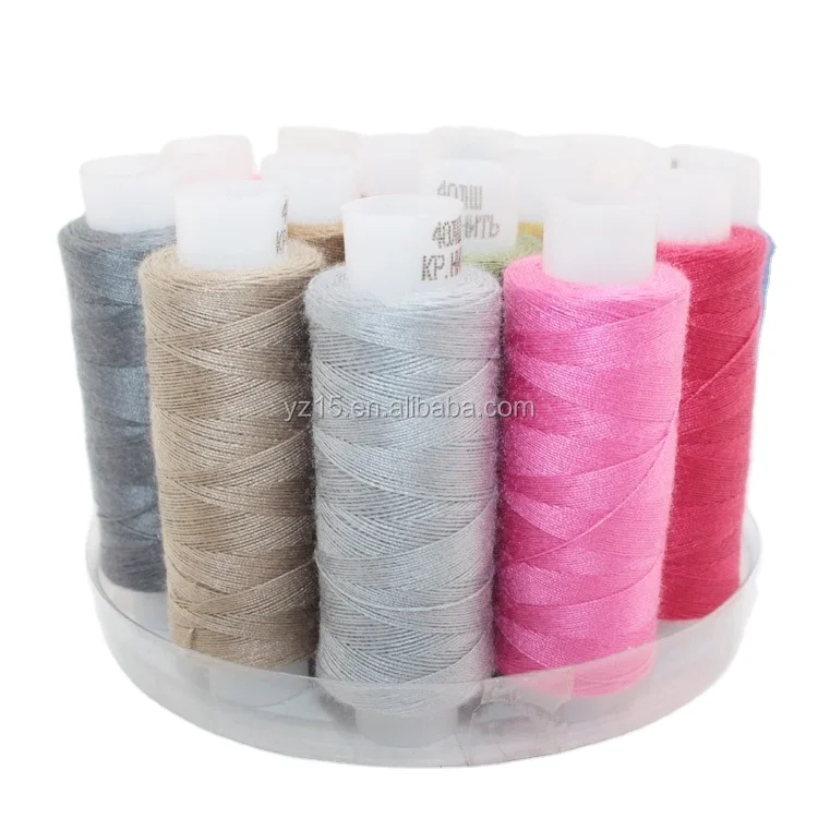 1000 yard factory sale  100% polyester  40/2 core spun sewing thread