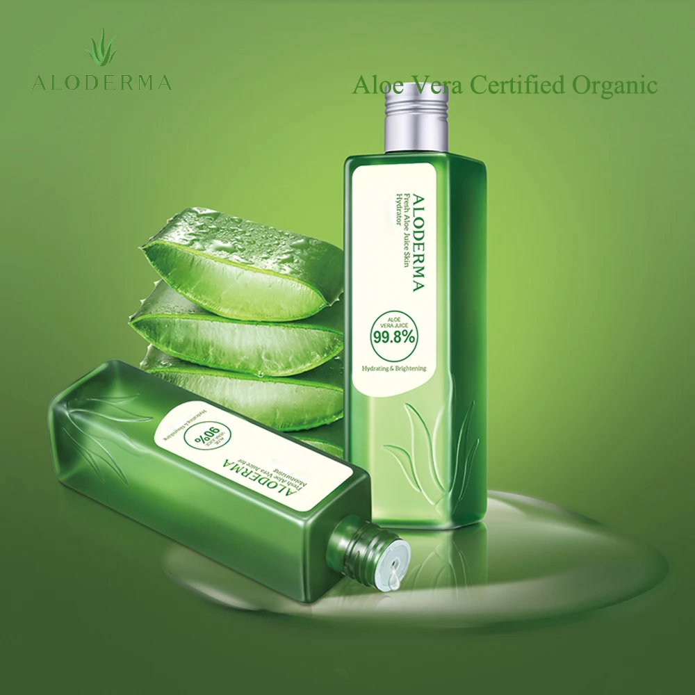 China Organic Aloe Vera farm Skin Toner 99.8% nature aloe vera juice Aloe Instant Hydrater 460ml, skin toner