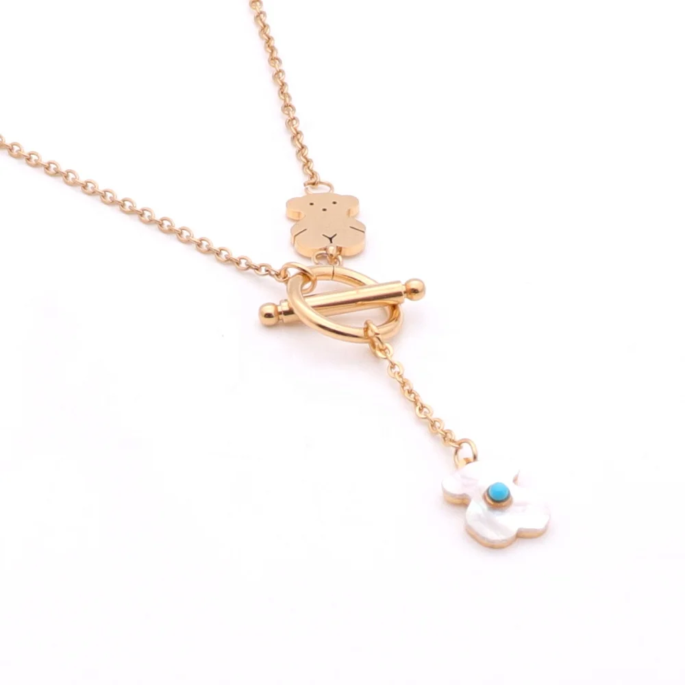 
Hot Selling Jewelry Stainless Steel 18k Gold Plated Necklace Wholesale Earing And Necklace Set Jewelry 