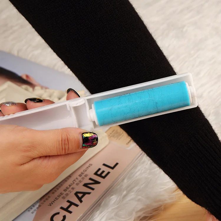 Dust Remover Clothes Fluff Catcher Drum Lint Roller Recycled Foldable Hair Sticky Washable Portable Brushes