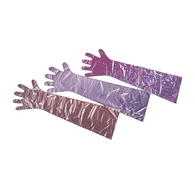 Farm Using inspect animal artificial insemination Veterinary surgery Glove 90cm