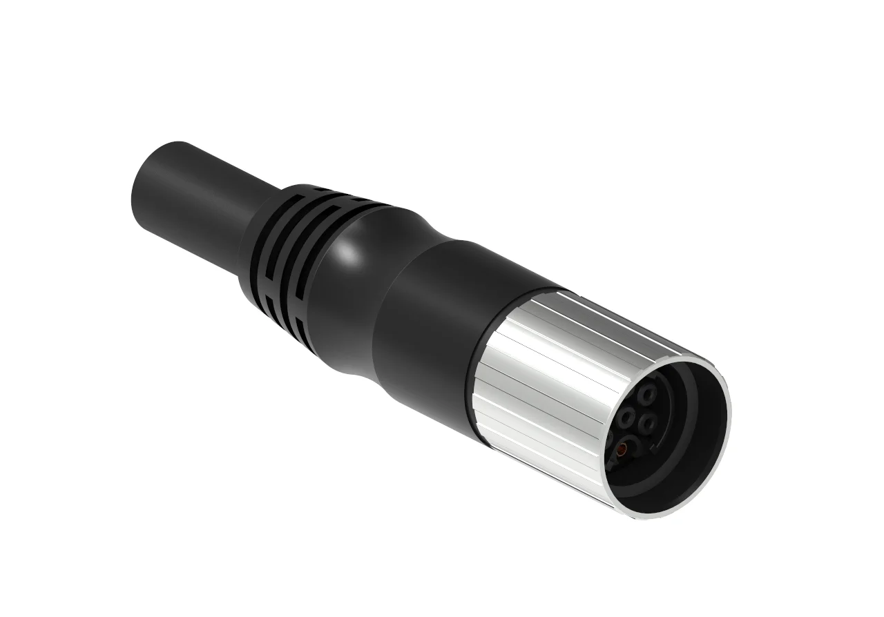 M17 17pins Male external thread moleded signal aviation circular connector can be connected with Phoenix products