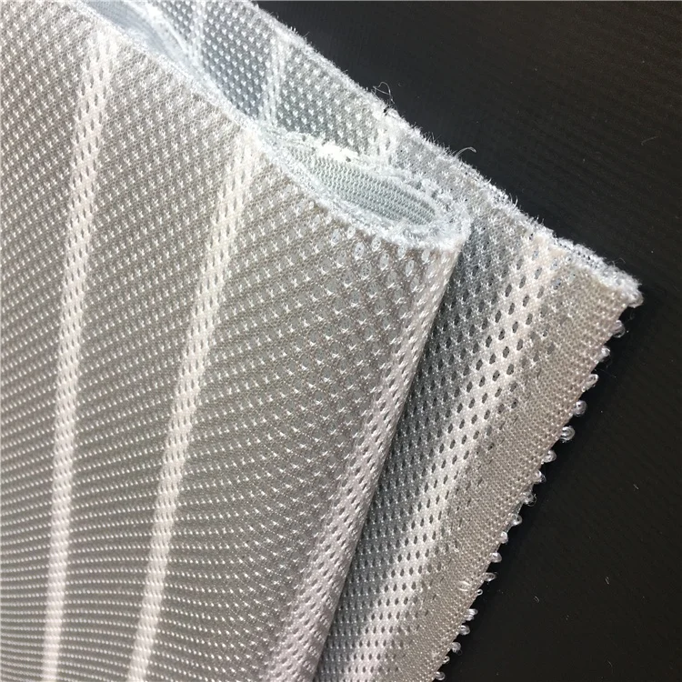 Wholesale 7mm hexagonal 3d sandwich air mesh fabric for baby pillow or mattress