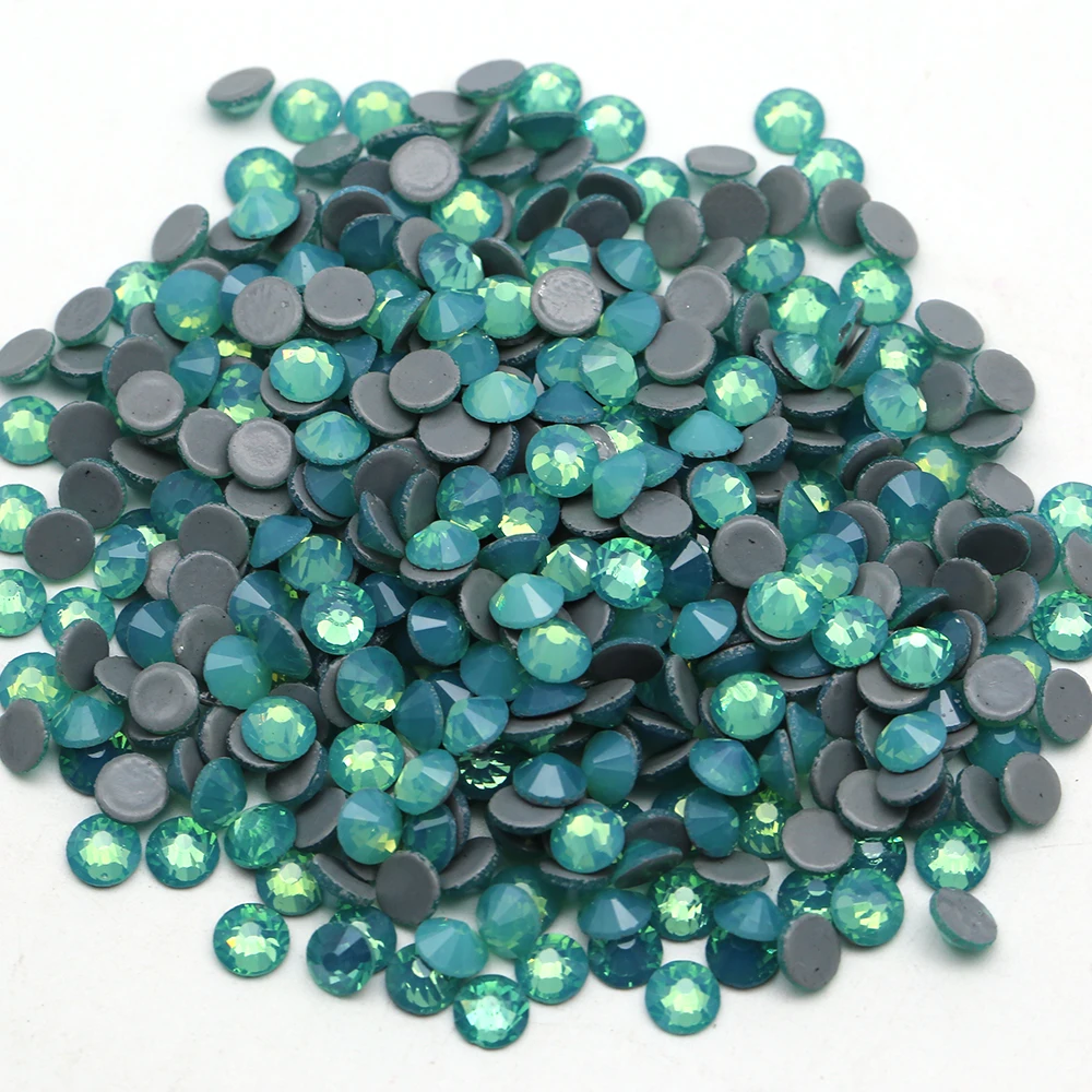Pink Opal Flatback Ss34 Hot Fix Glass Stone Crystal Nail Rhinestones Bulk
