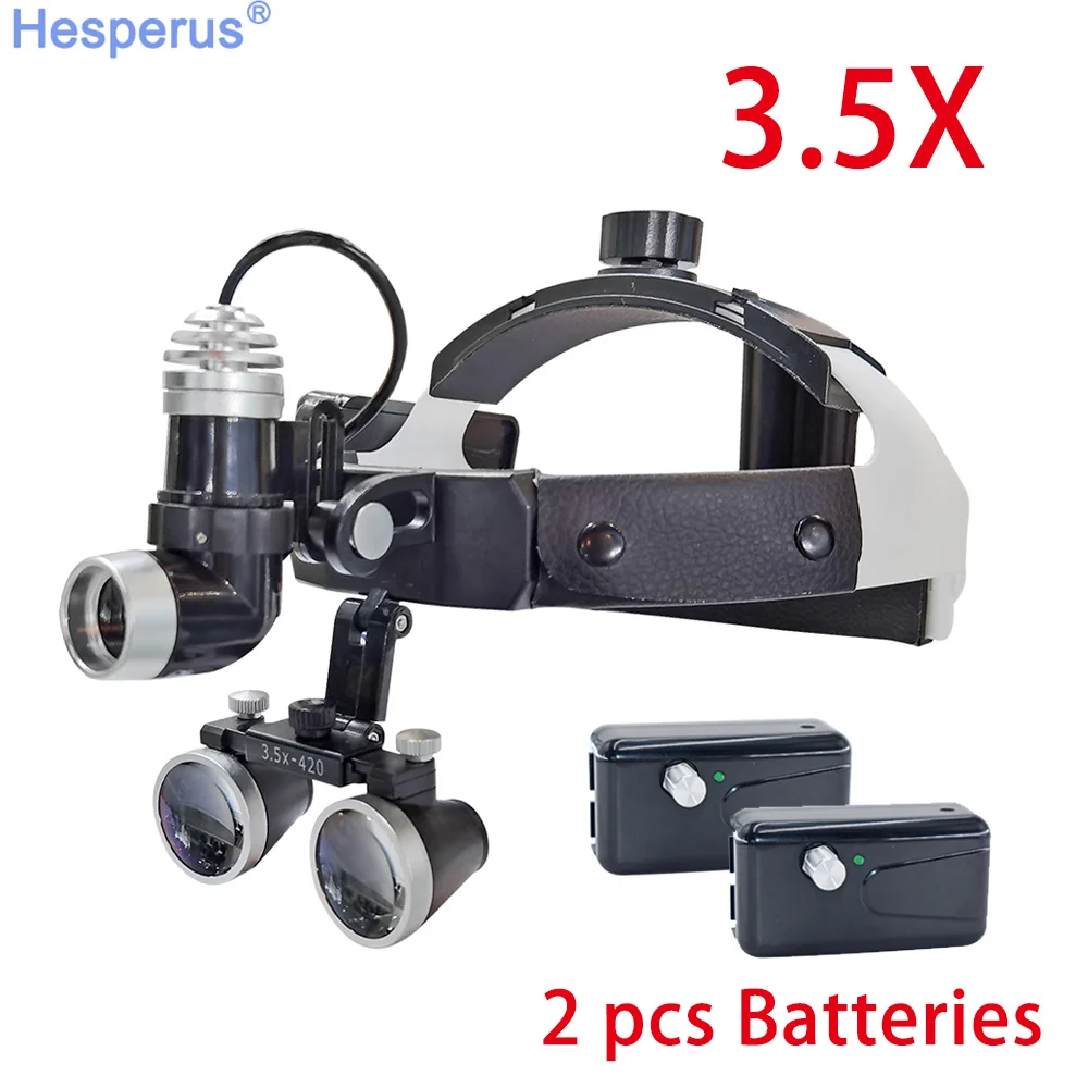 5W ENT Head Wearing Light Lamp For Binocular Loupes Brightness Spot Ajustable Dental Lab Headlamp Surgical Headlight