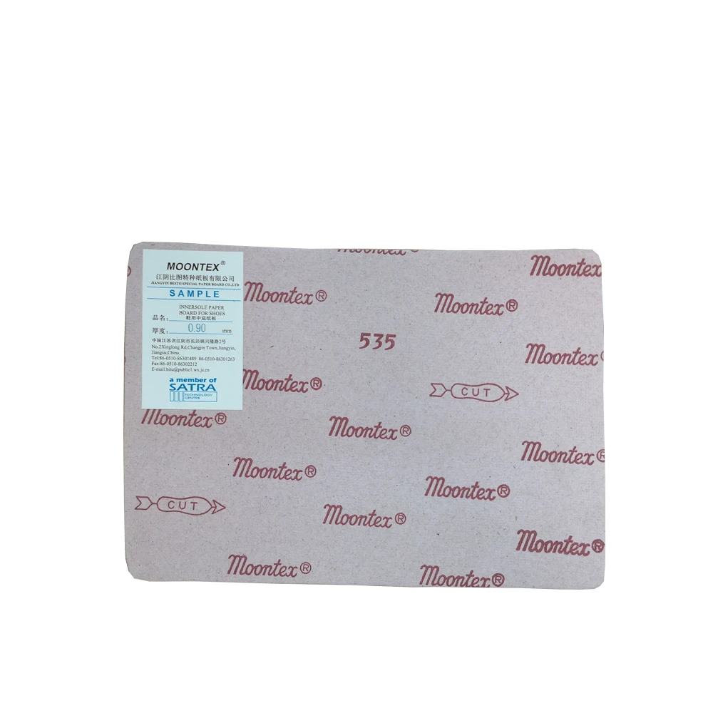 Недорогая 1,2 мм целлюлозная стелька, бумажная доска для формовки Подошвы Кожаных обуви