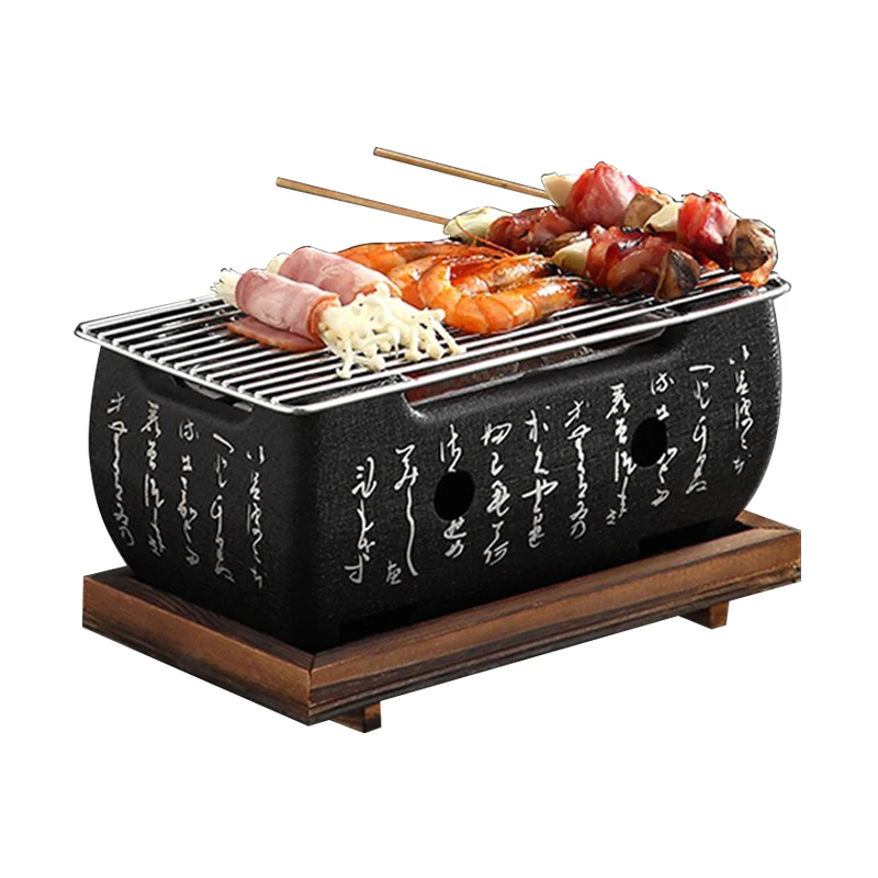 Japan style barbecue charcoal oven alcohol BBQ grill oven