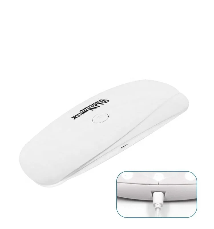 
Hot Selling Portable Nails Supplies Salon Nail Gel Polish Quick Dryer Sunlight Mini UV Led Nail Lamp 