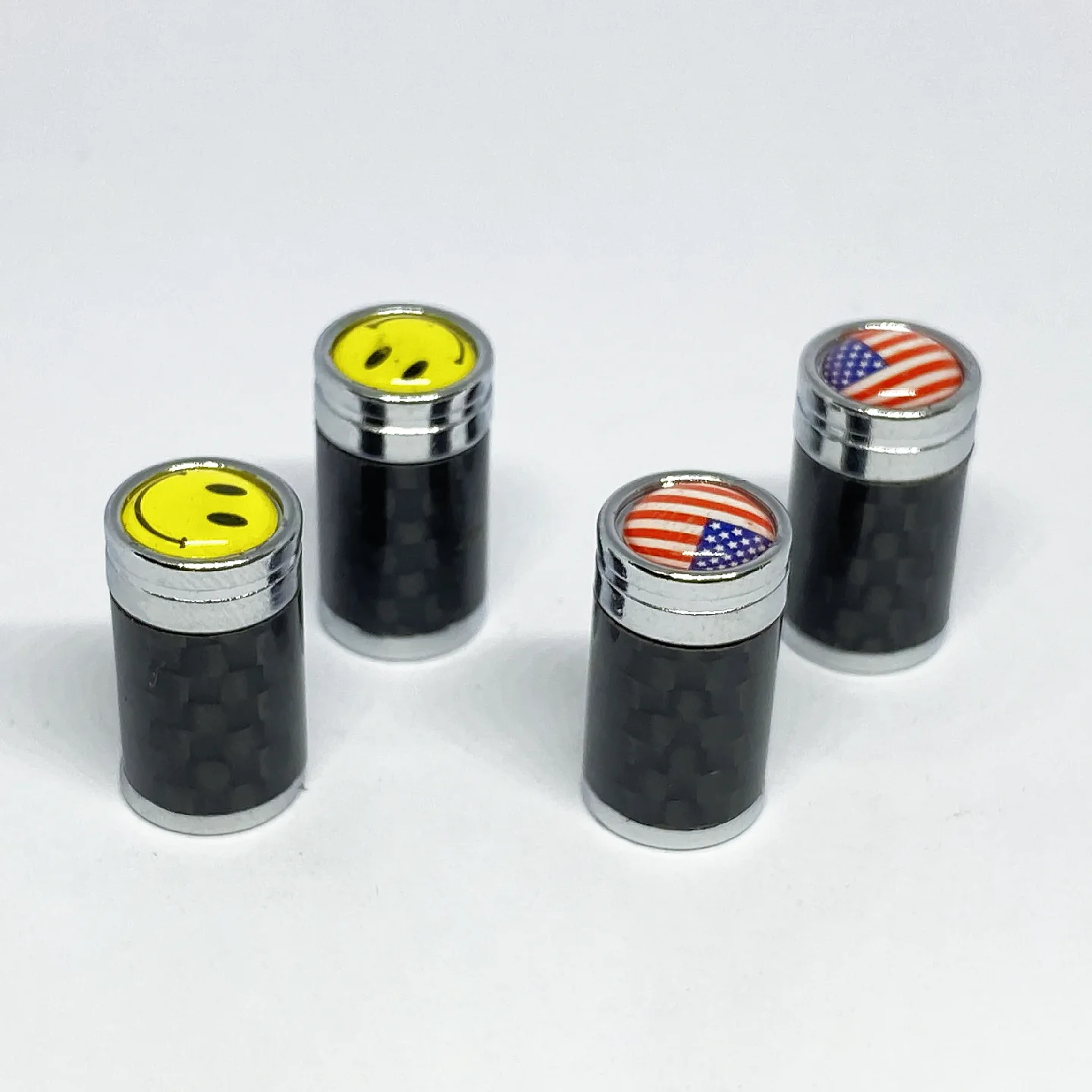 Anti-theft Tire Valve Rod Cap Durable Dust Cap Valve Personality Creative Tire Valve Cap