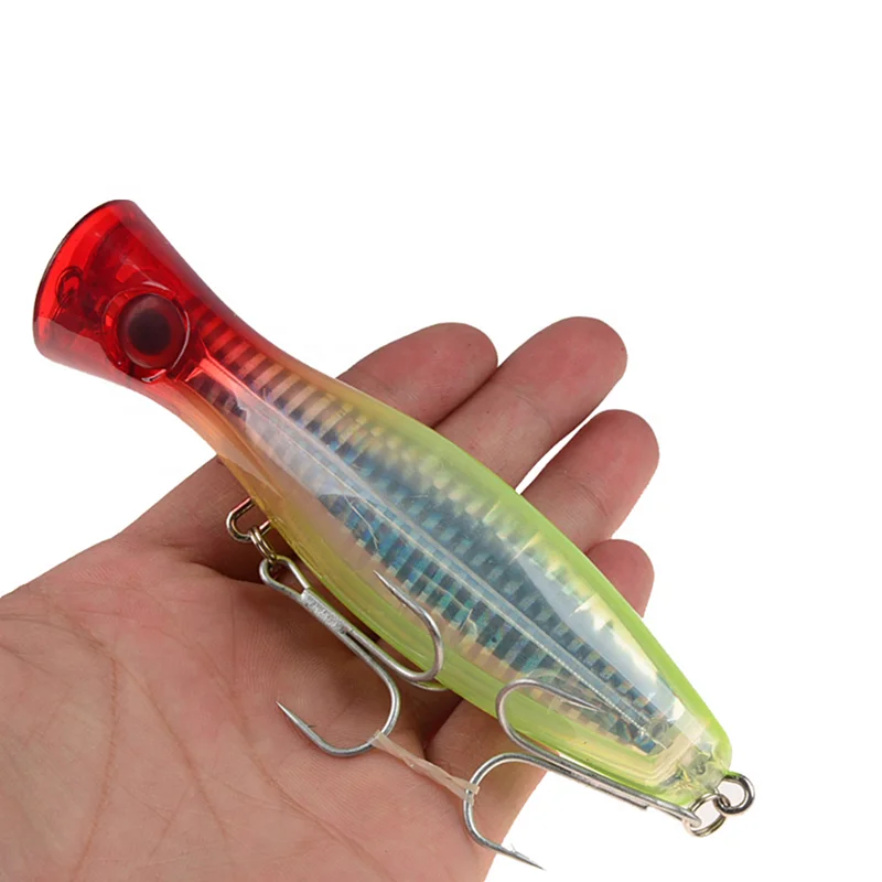 120mm 40g saltwater popper lures big game popper lure baits ABS plastic popper lure for sea winter fishing