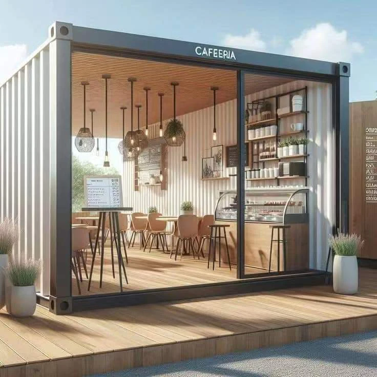 cheap price 10/20ft container bar cafe/shop/booth store mobile kitchen container