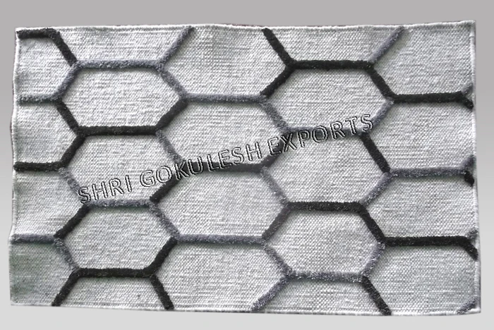 Wholesale Nordic Modern Design Rectangular Shape 100% Wool Shaggy Living Room Carpets