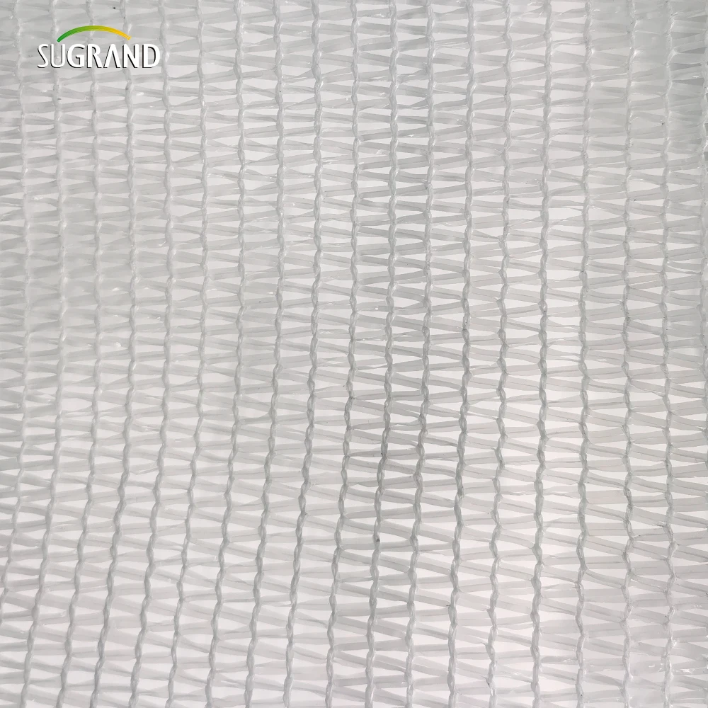 environmental protection plastic HDPE white shade net roll in low price from China