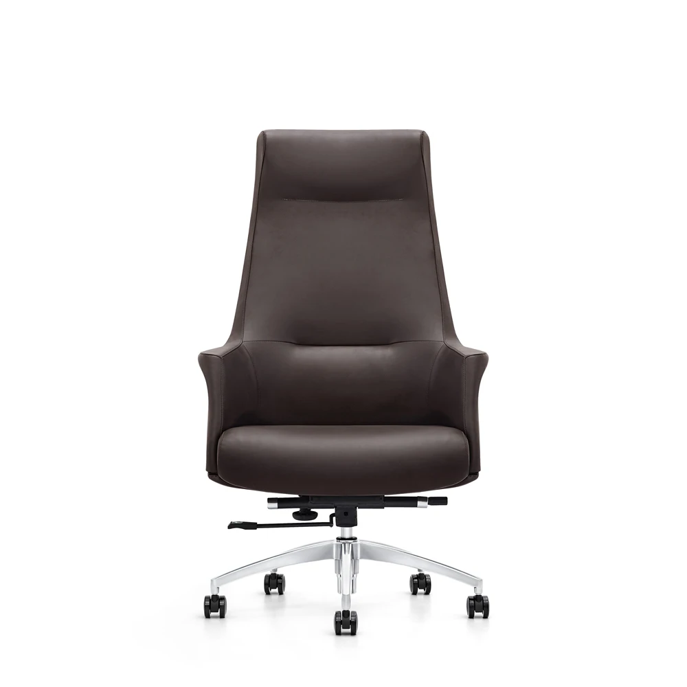 Boss ceo ergonomic Pu or genuine high back luxury executive leather office chair