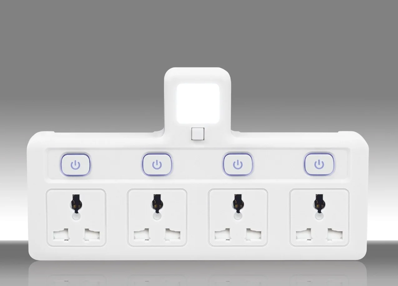 USB charging one to three to four split control multiple switches with night light converter  conversion socket conversion plug