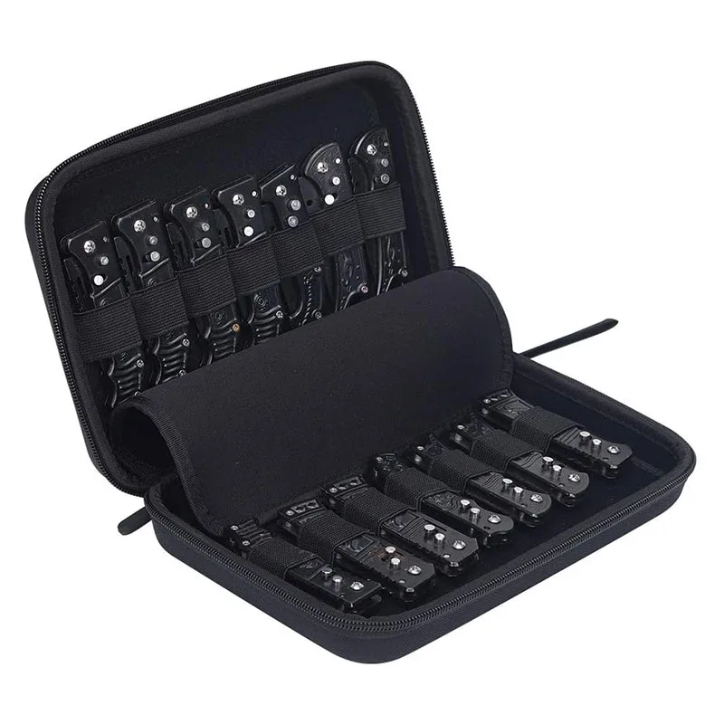 14 Slots Knife Display Case Folding Knife Pouch Holder