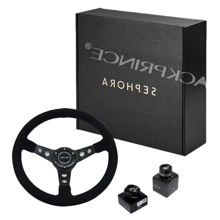 Custom Printed Carton Kraft Recycled Cardboard Zipper Tear Strip Mailer Packaging Corrugated Paper Shipping Steering Wheel Boxes