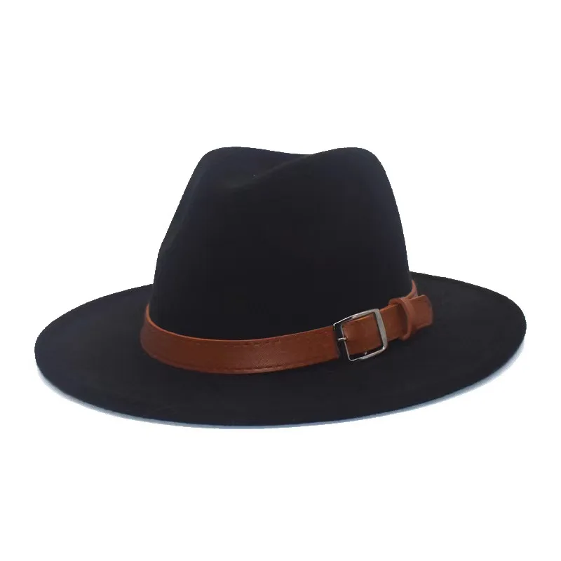 Custom Wholesale 2023 New Luxury High Quality Colour Sombreros Unisex Women Men Pure Wool Felt Fedora Hats