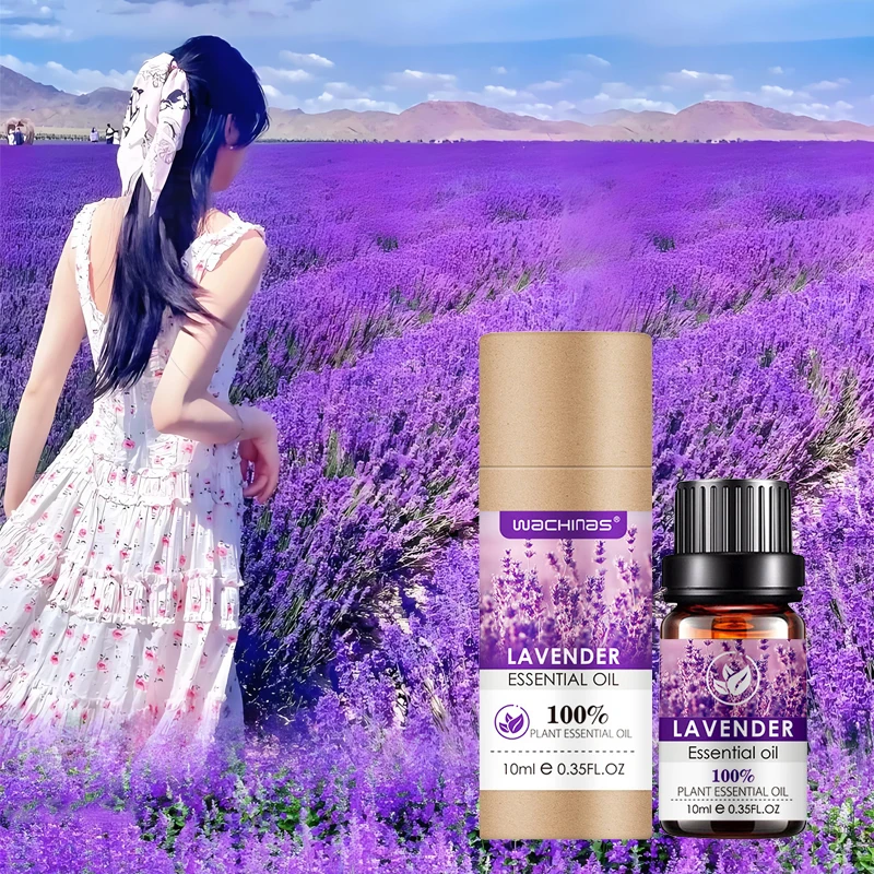 OEM customized 10ml 100% pure organic lavender oil Nourishing Facial and Body Massage Oil for help sleep