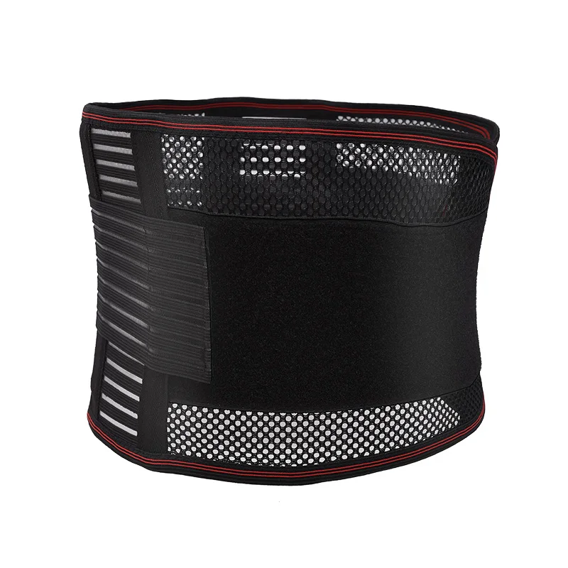Бандаж для спины RUNYI с рыбьей шелковой тканью, медицинский пояс с 4 металлическими стальными вставками для поясницы, поддержка поясницы