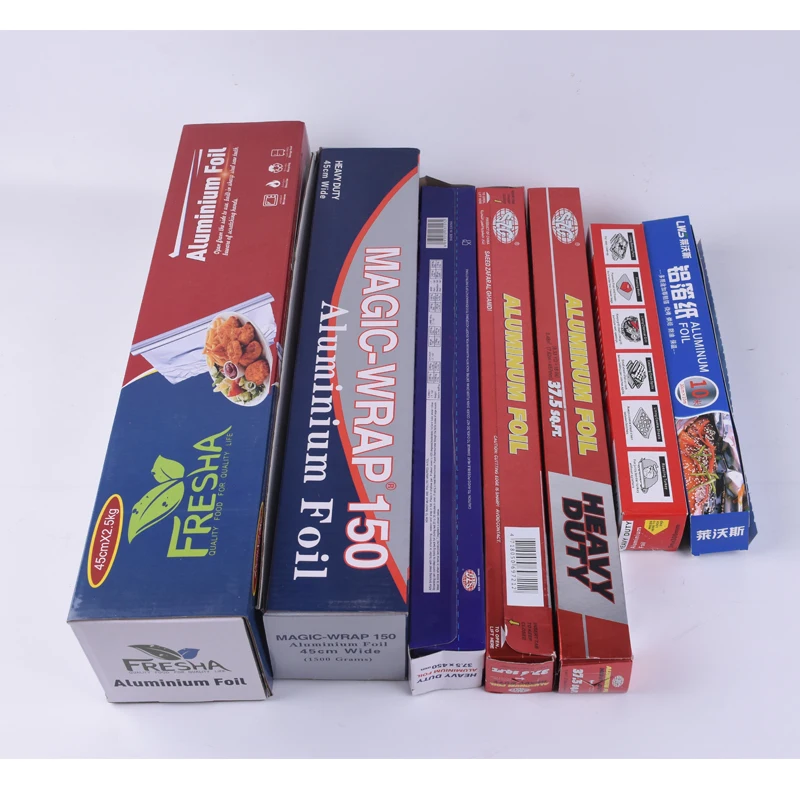 Kitchen Use Aluminum Foil Paper Aluminum Foil Roll For Cooking Food Packaging Non-toxic Food Foil 12 micron