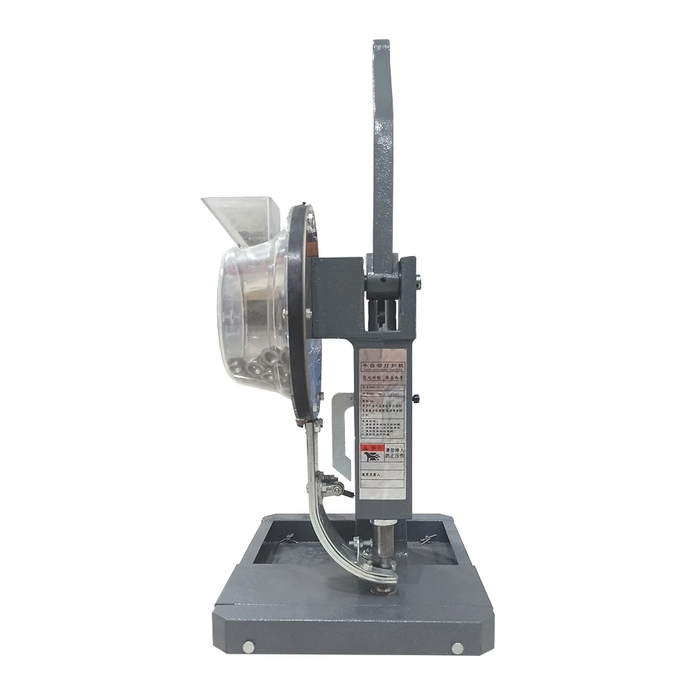 Semi-Auto Grommet Punching Machine Strong Metal Eyelet Press Machine for 5.5/6/8/10/12mm Eyelets for Banner/Tent/Fabric/Paper