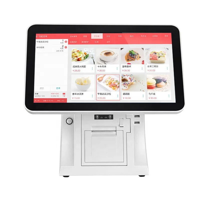 China Supplier TFT LCD Retail Touch Screen Square Pos Terminal Pos System All In One