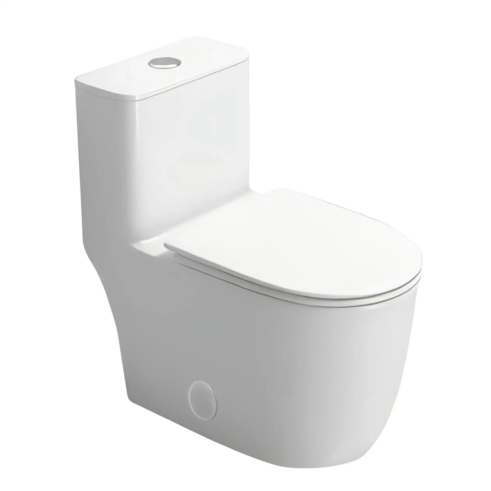 Matte Black Luxury CUPC Watersense Toilet Bowl Floor Mounted Hotel Water Closet with S-Trap Modern Elongated Design for Bathroom