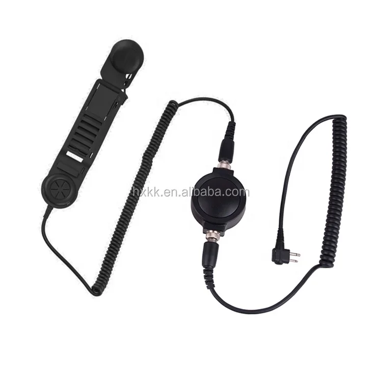 Walkie Talkie Earpiece Transceiver Bone Conduction Security Headset for Icom F3G F4G F22 F33 F34 F3001