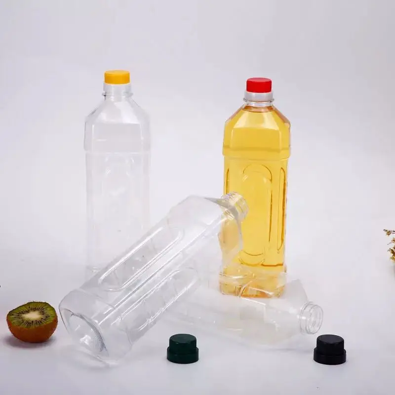 Оптовая продажа бутылка для масла объемом 1 литр пластиковые пустые бутылки с логотипом под заказ приготовления пищи горячего соуса оливкового пищевого класса