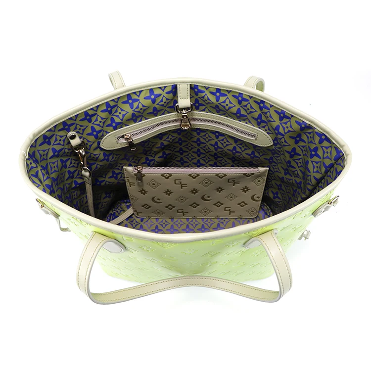 Custom Logo Luxury Design Fashion PU Leather handle Tote Bags Ladies Shoulder Bag Women Handbags Women Tote Bag