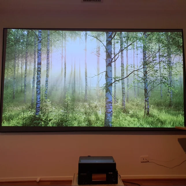 Telon UST ALR PET Crystal Xiao Mi WEMAX ONE Ультра короткий экран проектора 100 дюймов с фиксированной рамкой экран для проектора