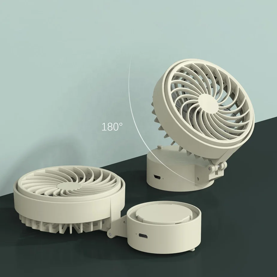 Mini tower fan water spray portable