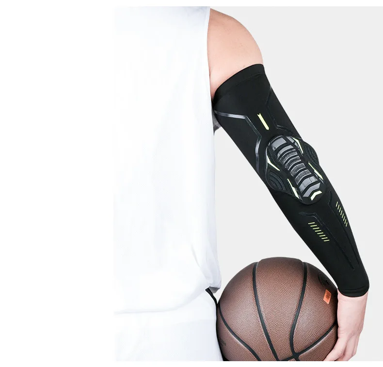 Custom Logo Protective Athletic Basketball Cycling Fitness Ski Guard Sports Compression Arm Cover Sleeve Elbow Sleeve