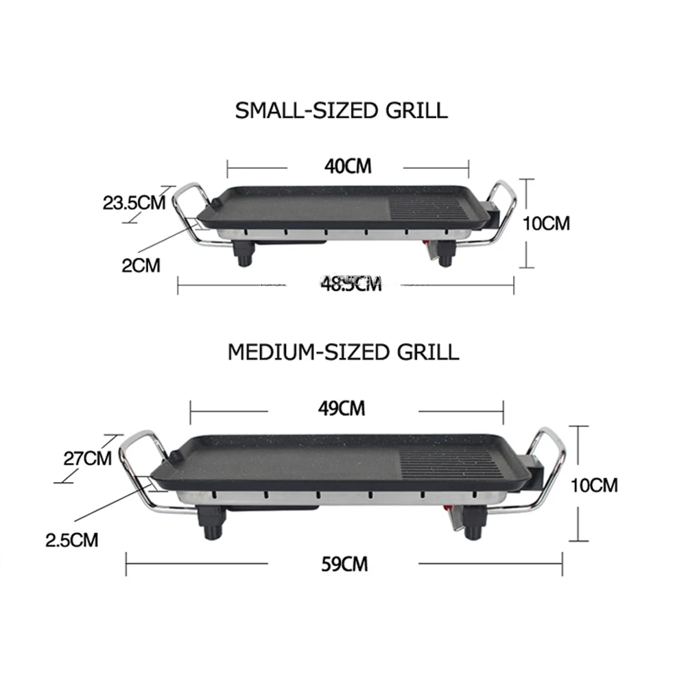 Secite Indoor Smoke Free Table BBQ Grill  Barbecue Electric Grill