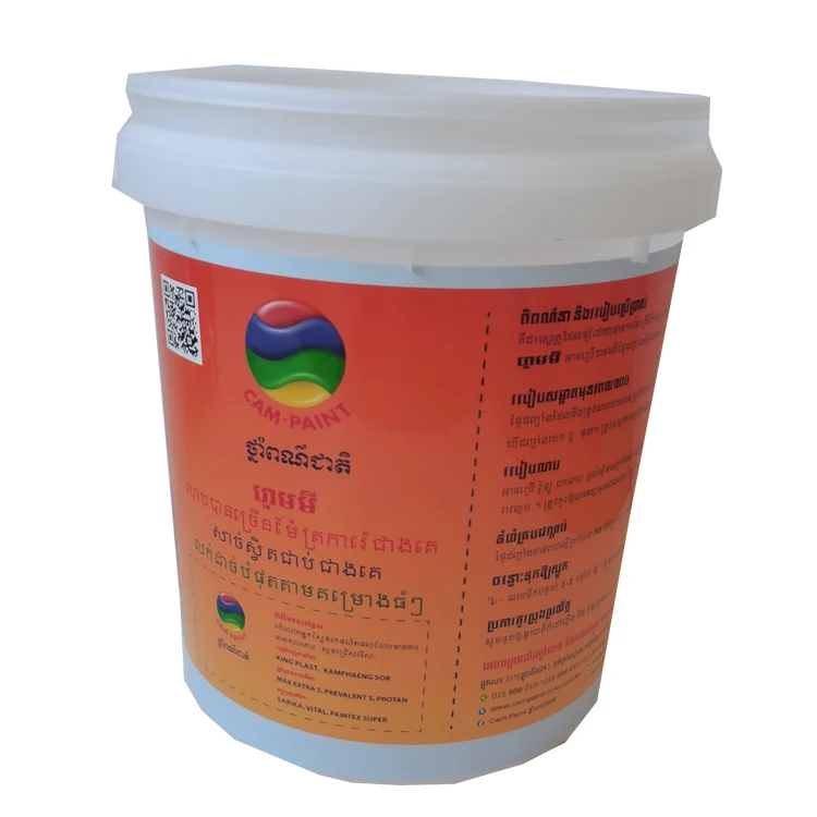 Wholesale PET material Plastic Heat Transfer Film Heat Transfer Label Plastic Paint Bucket