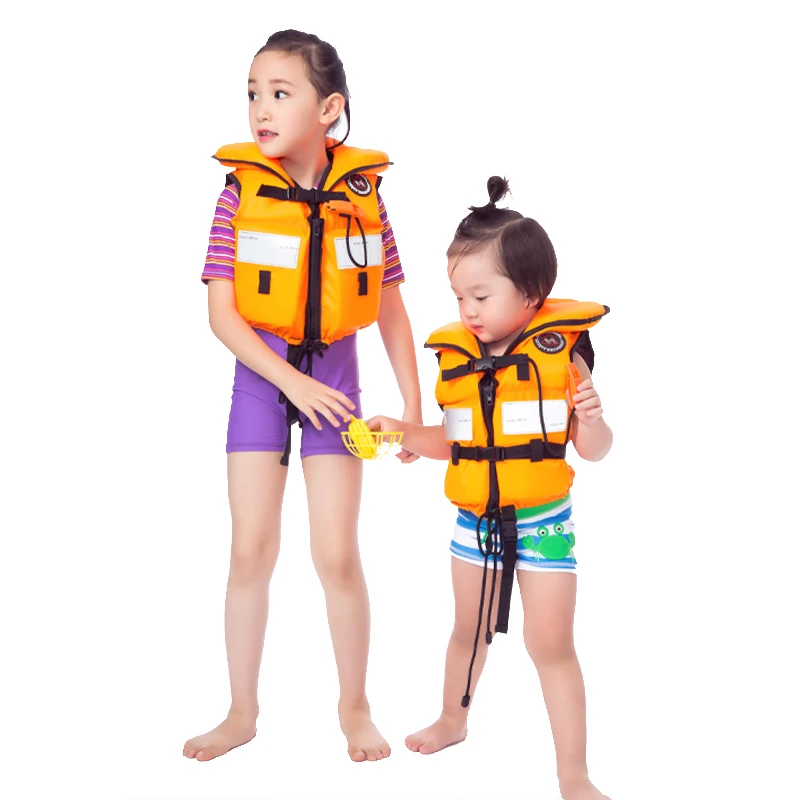 Bright color orange low price  life jackets for kids