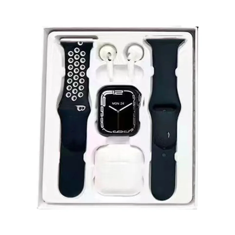 T55 PRO MAX Smart Watch Series 8 Phone Call Reloj Inteligente Waterproof Smartwatch T55PROMAX with Headphones Headsets Earbuds