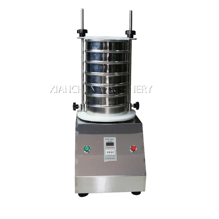 Diameter 200mm sieveing machine laboratory all stainless steel test lab sieve shaker for calcium carbonate swivel sieve