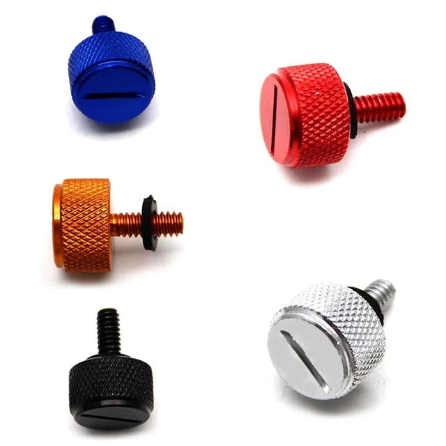 High Quality CNC Multi-Color Aluminum Harley Motorcycle Rear Seat Fixing Screw