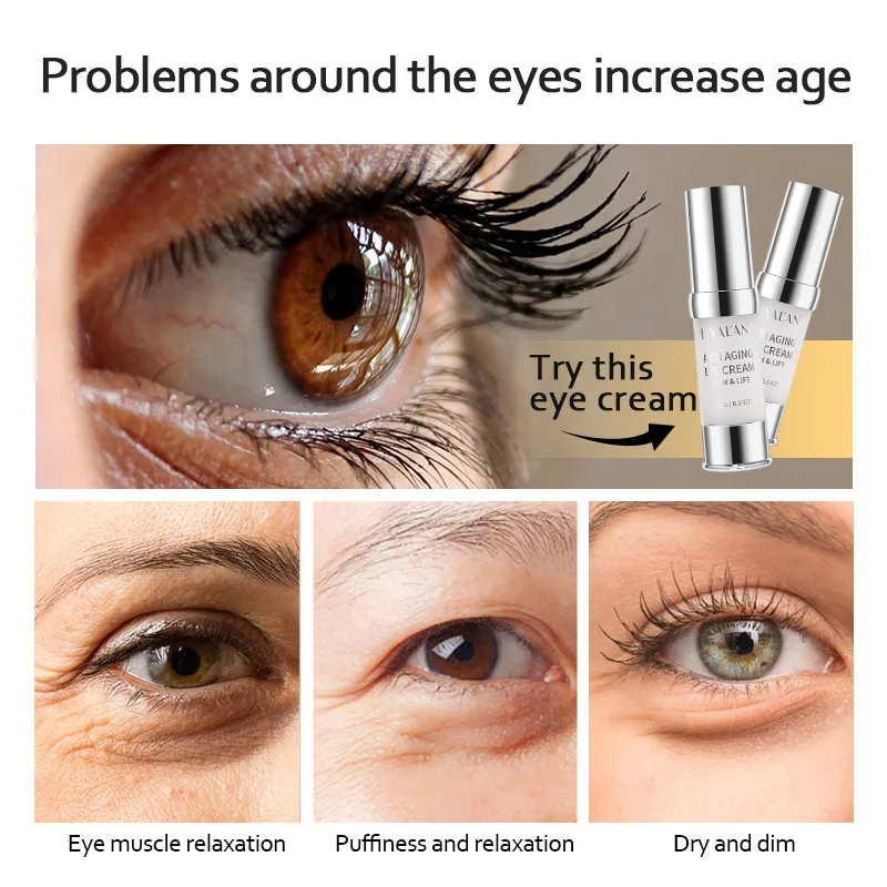 Private Label Vegan Vitamin C Skin Firming Lifting Repair Fine Lines Anti Aging Wrinkle Under Eye Cream