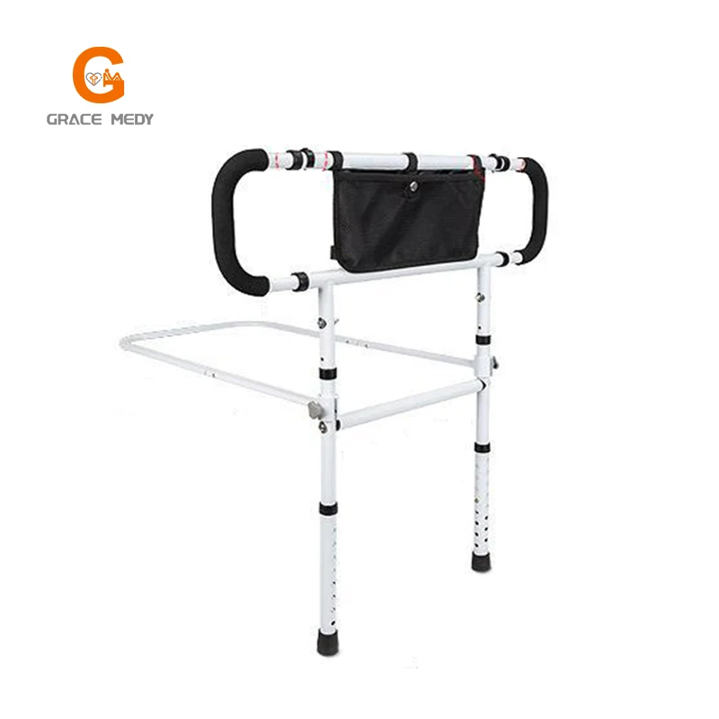Medical Ward use Hospital foldable bedside armrests for the elderly