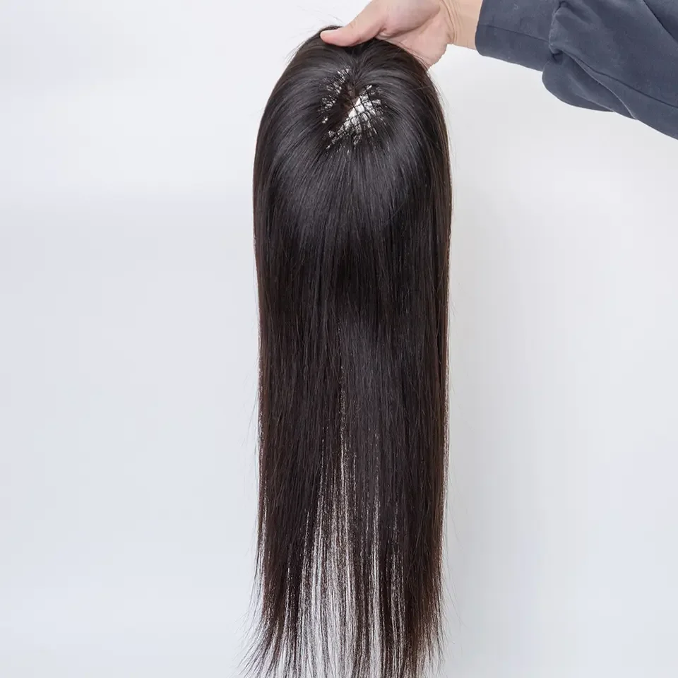 Virgin Hair 6*6.5 Base Fishnet Topper