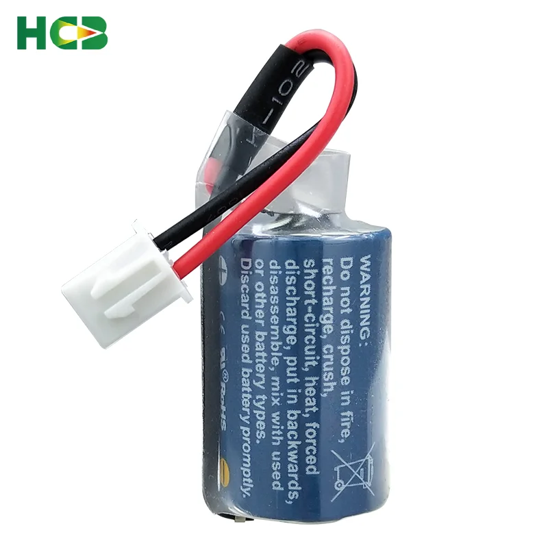 HCB ER14250  3.6V Lithium Battery Add Connector ETC And Machine Tools PLC CNC machine tools LS14250