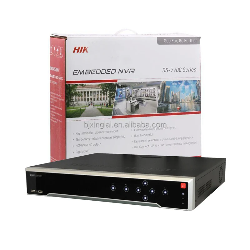 Оригинальный Hik Vision NVR DS-7716NI-M4/16 P 4 SATA 32MP 8K 16 портов POE 16-канальный NVR