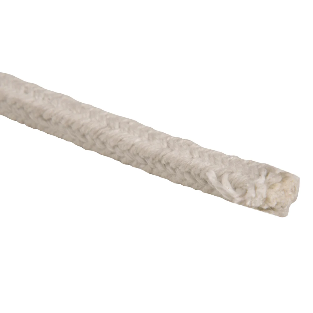 Insulation High Temperature Fire Reinforced Ceramic Fiber Square Braided Rope