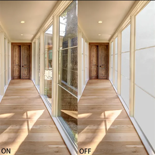 Customized electric glass smart film intelligent dimming control privacy PDLC smart glass film