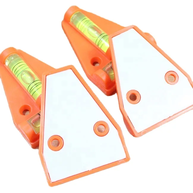 Small Square Bracket acrylic T-Type Mini plastic Spirit Level triangle Calibrator PMMMA Horizontal Bubble Balancer Triangle