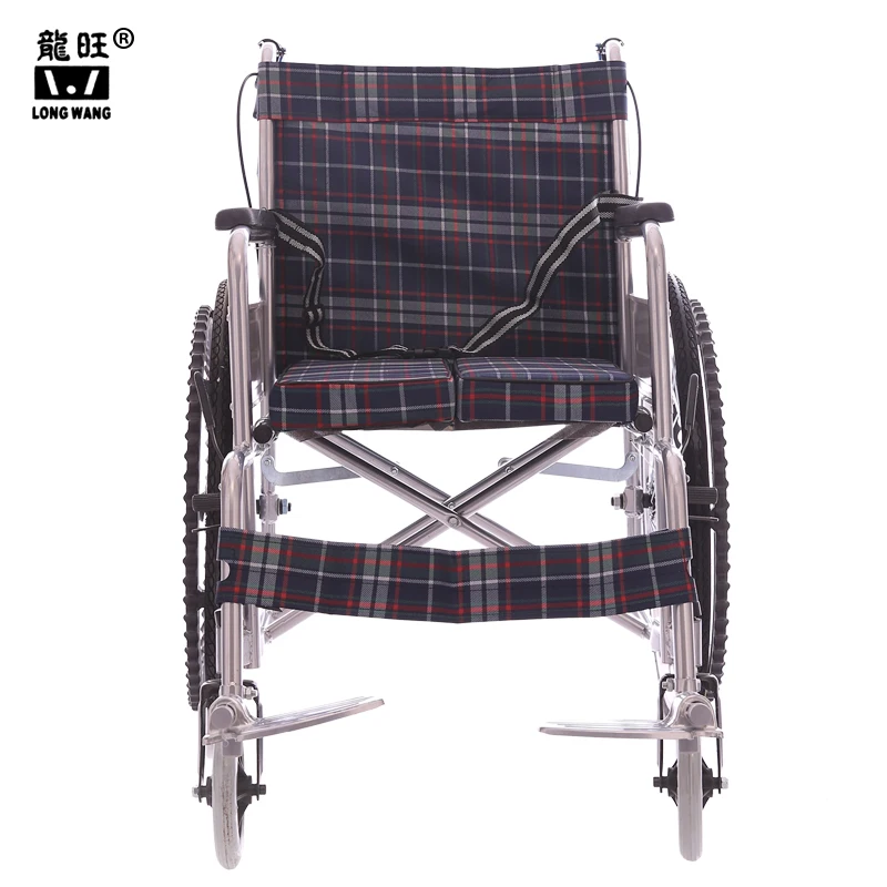 Manual Folded Steel Wheelchair Commode chair toilet portable folding commode wheelchair shower disable chairs for bathrooms
