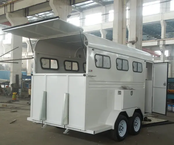 3 Horse Float 3 Horse Trailer 3 Horse Angle Load With Aluminum Awning